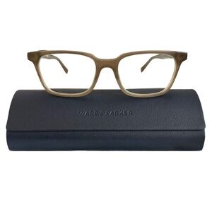 WARBY PARKER Taupe Tan Translucent Acetate Eyeglasses Unisex 51 18 142